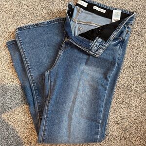 Curve Appeal Women's Joslin High Rise Boot Blue Jeans size 16